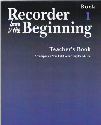 Recorder Beginning Teacher Bk 1 New Ed