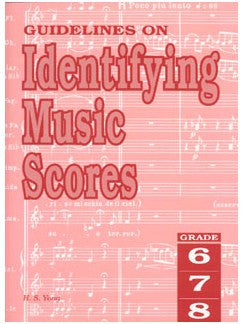 Guidelines on Identifying Music Scores