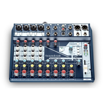 Soundcraft 4-mono 4-Stereo Mixer W/USB I/O + fx