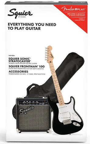 Fender Squier Sonic Guitar Pack Black
