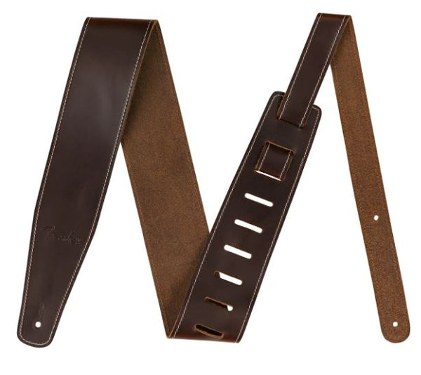Fender Broken-in Leather Strap Brown 2.5"