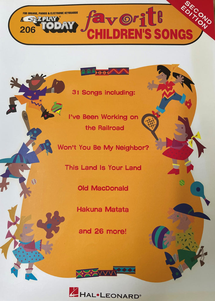 EZ Play 206 Favourite Childrens Songs