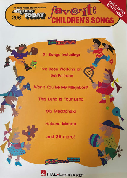 EZ Play 206 Favourite Childrens Songs