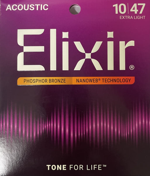 String Acoustic Elixir 10-47 Phos Bronze 16002