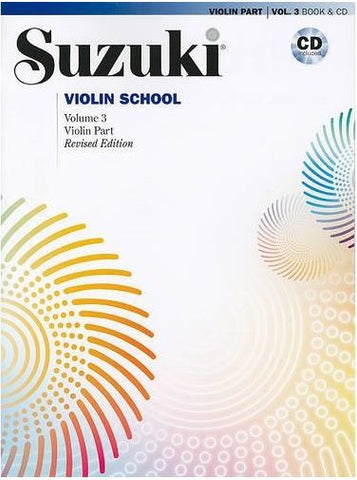 Suzuki Violin School Volume 3 Book/CD