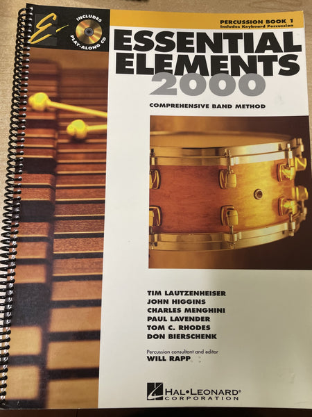 Essential Elements Band BK 1 Percussion
