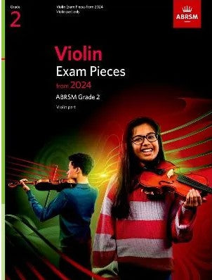 Violin Exam Pieces from 2024 ANRSM Gr 2Violin Prt/Only