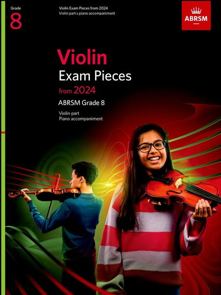 Violin Exams Pieces From 2024 ABRSM Gr 8 Violin/Piano Acc