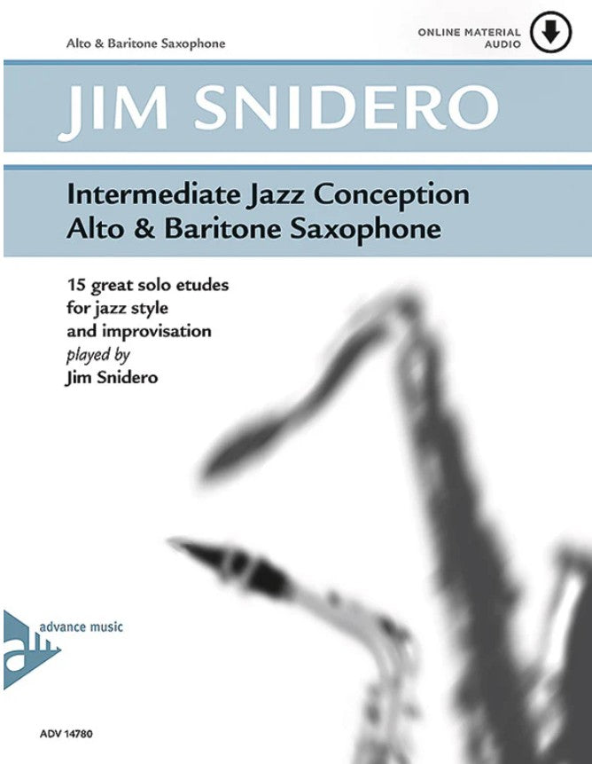 Intermediate Jazz Conception Alto Sax Bk/OLA
