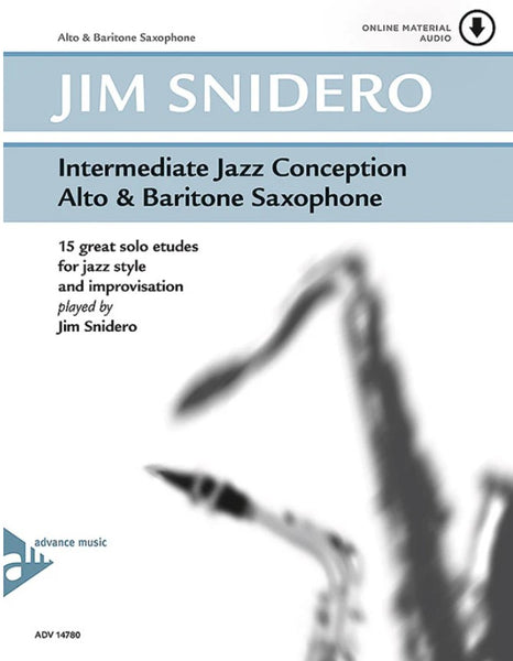 Intermediate Jazz Conception Alto Sax Bk/OLA