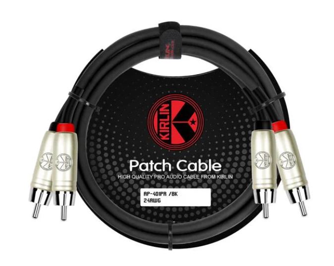 Kirlin 3m Dual RCA to Dual RCA Cable