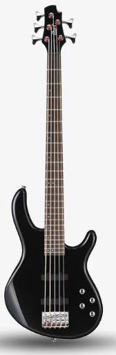 Cort Action Plus 5 String Bass W/Bag - Black
