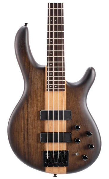 Cort 4 String Bass W/Bartolini OvanGkol Top Antique Brown Burst