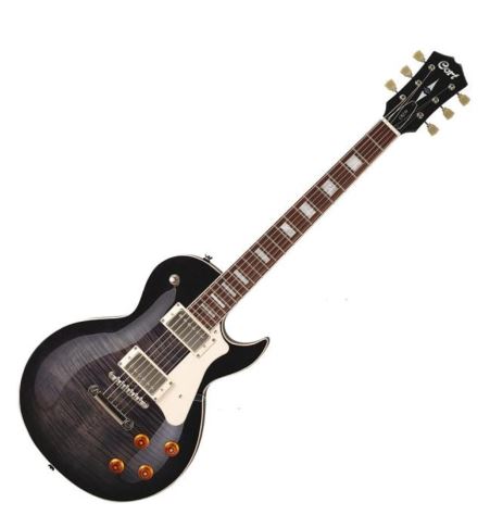 Cort Les Paul Set Neck Trans Black w/bag