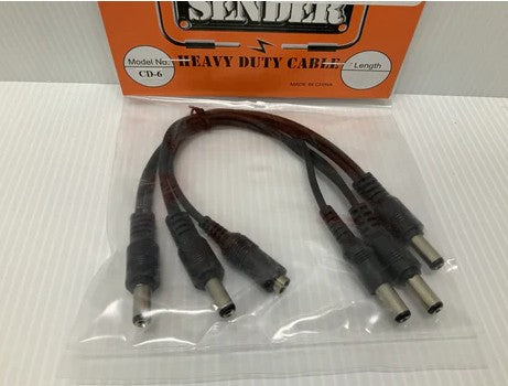 5 Way DC Cable 2.1mm Plugs