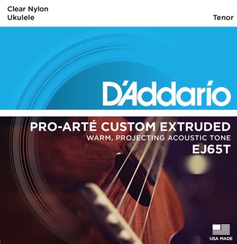 Daddario EJ35T Tenor Ukulele Strings Black Nylon