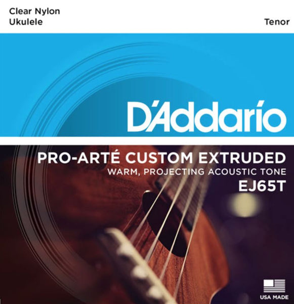 Daddario EJ35T Tenor Ukulele Strings Black Nylon