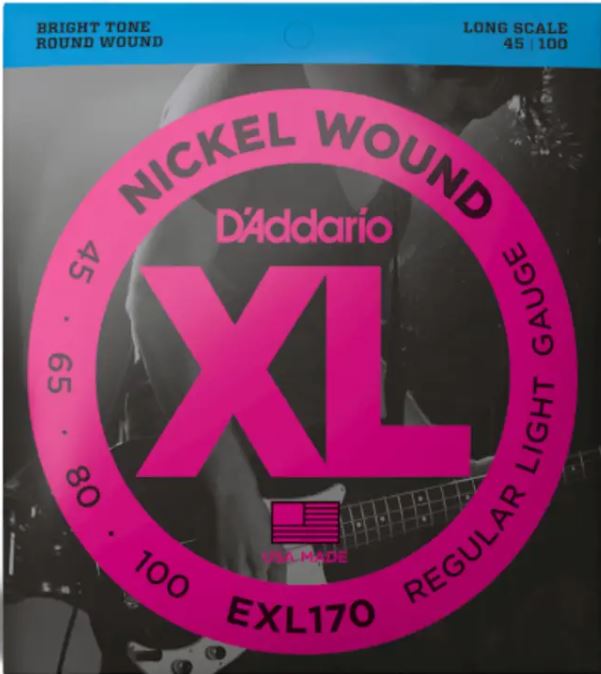 Dadderio EXL170M Medium Scale Bass String Set