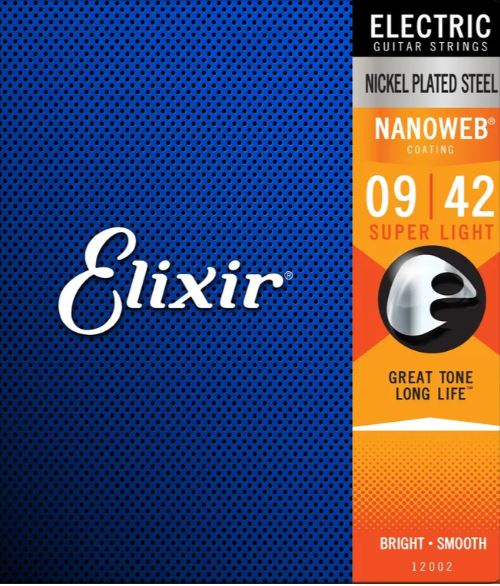 String Electric Elixir 9-42 Nanoweb 12002