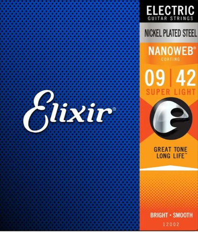 String Electric Elixir 9-42 Nanoweb 12002