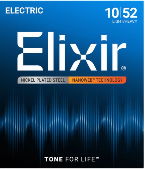 String Electric Elixir 10-52 Nanoweb 12077