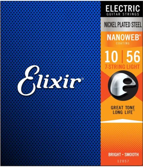 String Electric Elixir 10-56 7-Str Nanoweb 12057