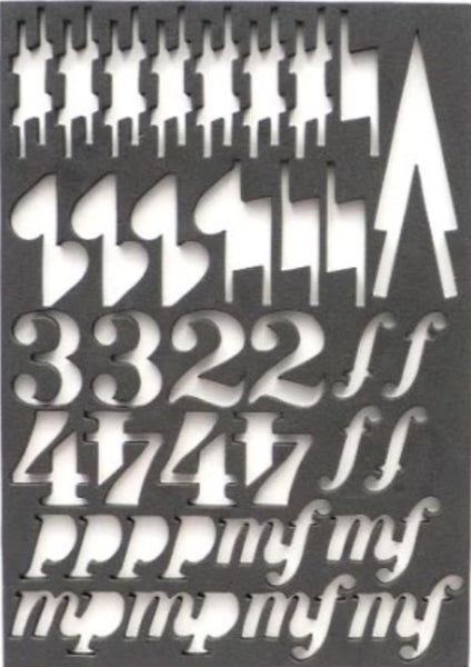 Easy Notes Magnetic Notation Magnets Sharp/Flats