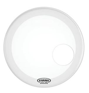 Evans 18" EQ3 Coated White Resonant Bass Drum Head