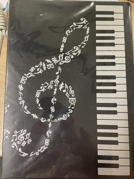 Folder A4 Extra Wide Treble Clef/KYBD