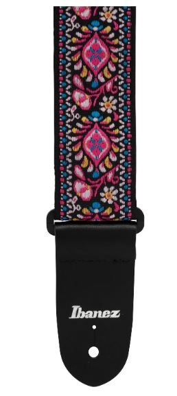 Ibanez Guitar Strap Cotton vintage Style Pink
