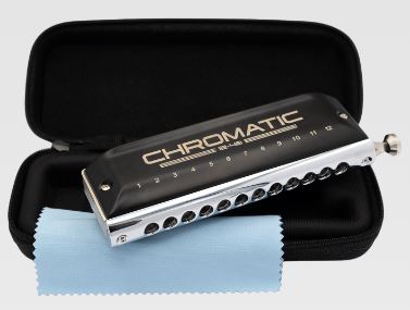 Cascha 12 Hole Chromatic Harmonica