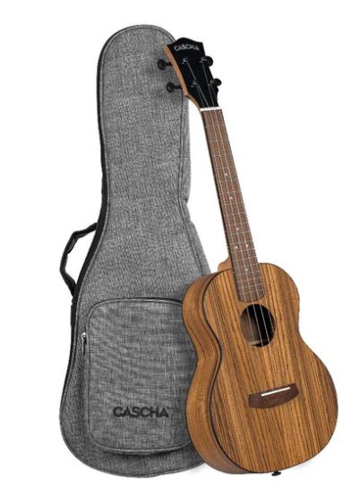 Cascha Tenor Ukulele Zebra Wood