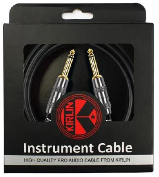 Kirlin 3m Premium Instrument Cable Black
