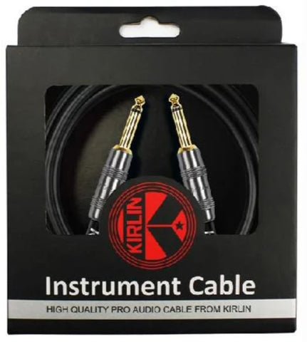 Kirlin 3m Premium Instrument Cable Black