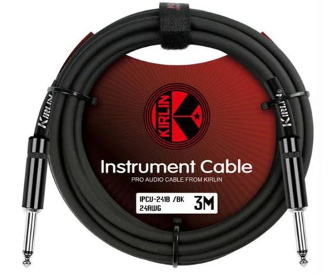 Kirlin 3m Instrument Cable Black