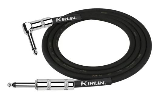Kirlin 6m RA Instrument Cable Black