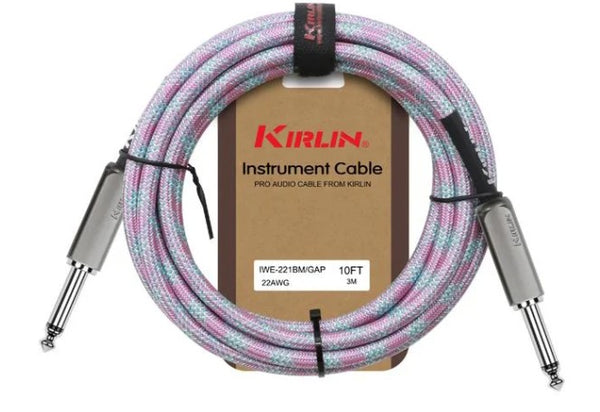 Cable Kirlin 3M Prem Braid Instr Galaxy Pink