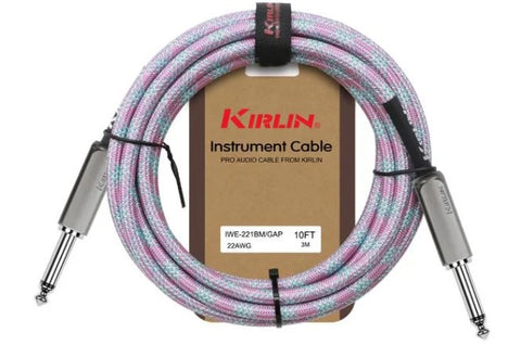 Cable Kirlin 3M Prem Braid Instr Galaxy Pink