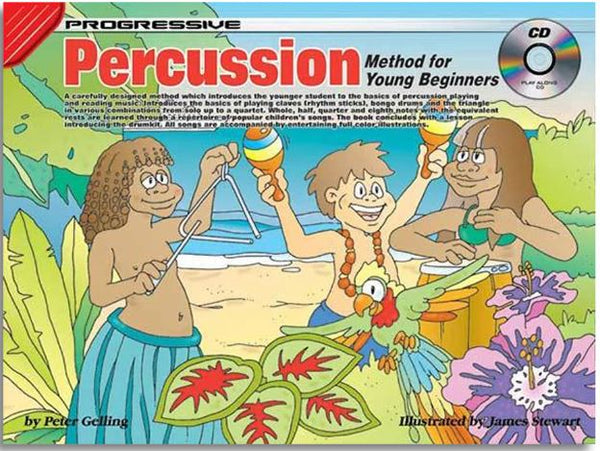 Progressive Percussion YNG BEG BK 1 BK/CD