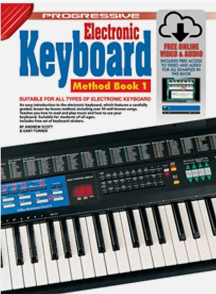 Progressive Electronic Keyboard Method Book 1 BK/OLA