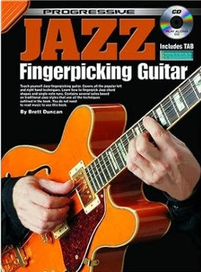 Progressive Jazz Fingerpicking Guitar BK/OLA