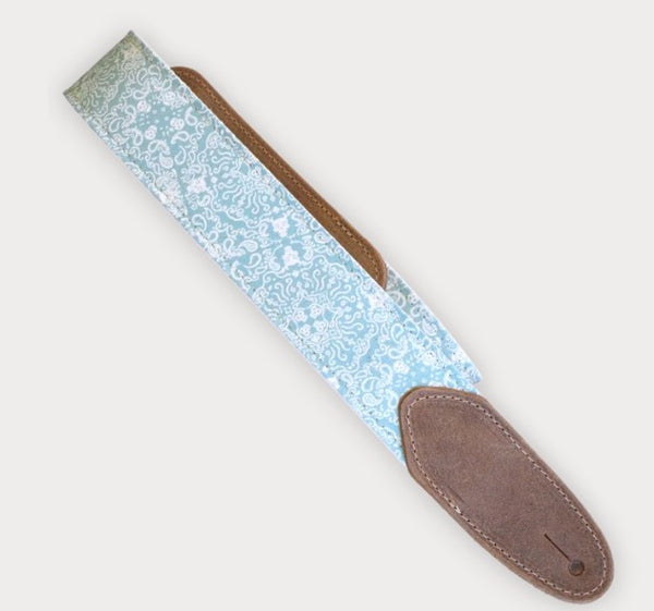 LM Guitar Strap Bandana Blue