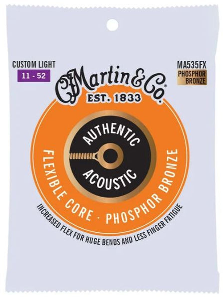 Martin MA535FX Phos/Bronze 11-52 Custom Light Acoustic Set