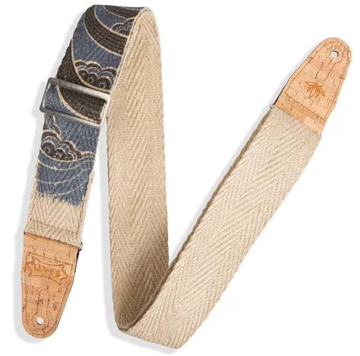 LEVYS Guitar STRAP Hemp 2inch Island