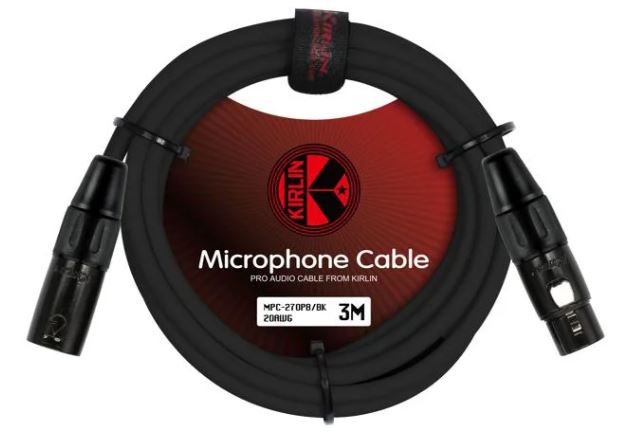 Kirlin 3m XLR Microphone Cable