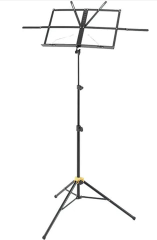 Hercules BS050B Black Folding Music Stand with Bag