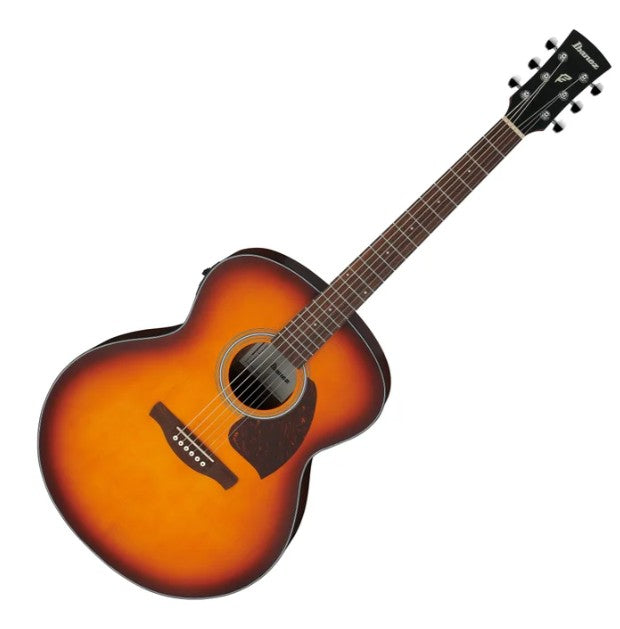 Ibanez Acoustic Electric Guitar Jumbo Amber Sunburst