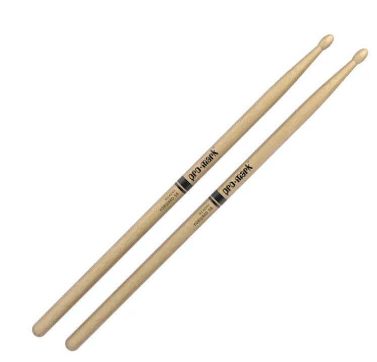 Promark 5B Wood Tip Hickory Drum Sticks