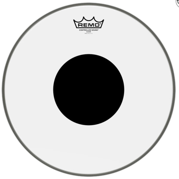 Remo 10" Controlled Sound Clear Drum Head with Black Dot