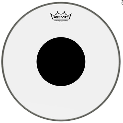 Remo 10" Controlled Sound Clear Drum Head with Black Dot